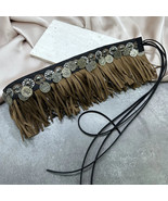 Boho Cowboy Hat Bands Leather Hat Belts for Straw Fedora Panama Hats Cow... - €16,49 EUR