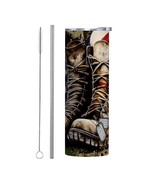 Honoring Fallen Heroes: Military Veteran 20 oz Skinny Tumbler, FREE SHIP - $704.15 MXN