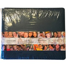 Creative Memories 10x12 flex hinge landscape NAVY album with pages, perf... - $39.99