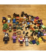 Minecraft Creator Series Lot 10 Figures  100+ Pieces Wolf Fire Camp - $108.30 CAD