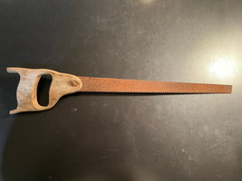 Vintage Antique Small Carpenters Wood Hand Saw 14&quot; Blade - $14.95