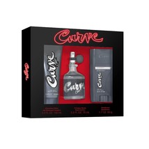Curve Men&#39;s Cologne Gift Set Crush, 3 Pieces Include 2.5 Fl Oz Cologne, 3.4 Fl O - £37.56 GBP
