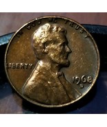 1968 Lincoln Cent Penny Error D Mint Mark Rim EDGE Of Coin Errors - £19.55 GBP