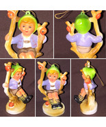 1980's Ornament Boy On a Swing ~ Made in Honk Kong - £19.92 GBP