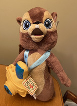Sammy Squirrel Plush Stuffed Animal Toy 15” Great Wolf Lodge Fiesta NWT Camera - £19.57 GBP