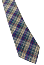 Baby Toddler Necktie Tie 12M - 18M Blue Green Plaid Tartan Check Wedding... - £21.53 GBP