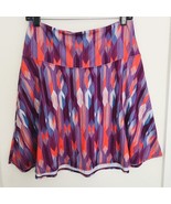 prAna Women&#39;s Skirt Size Small Taj Multicolor Purple Periwinkle Geo Print - £14.53 GBP