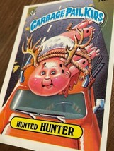 1986 Topps OS4 Garbage Pail Kids 142b Hunted Hunter Trading Card Diecut Error - £349.07 GBP