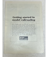 Model Railroader Getting Started in Model Railroading Train Booklet by J... - $9.89