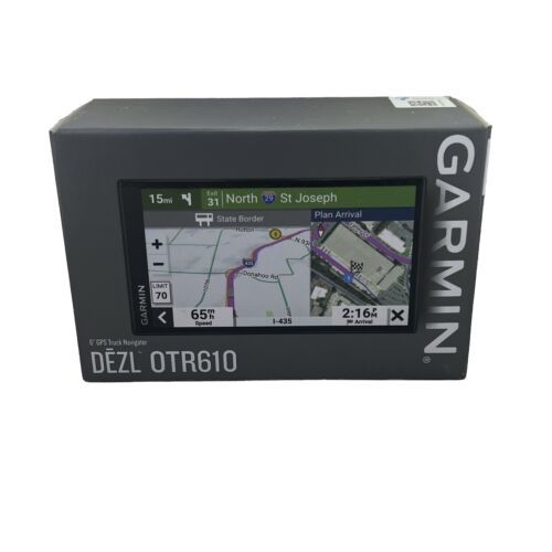 Garmin Dezl OTR610 6" GPS Truck Navigator with Built In Dash Cam*Brand New - $418.87