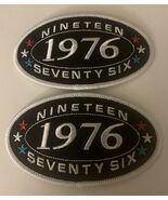 1976 SEW/IRON ON PATCH EMBROIDERED BADGE EMBLEM SCHOOL GRADUATION BIRTHD... - $12.38