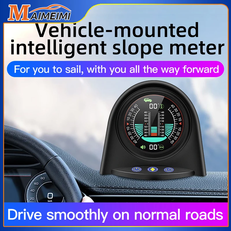 X94 HUD Car GPS Head Up Display Car Slope Meter Inclinometer Pitch Inclinometer - £40.18 GBP