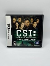 Nintendo DS : CSI: Dark Motives Complete In Box Fast Free Shipping - £5.34 GBP
