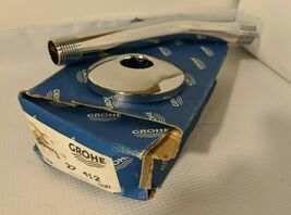 Grohe 27 412 Chrome Relexa 6-5/8&quot; Shower Arm With Flange Germany - New - $97.61 CAD