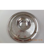 Oneida Silver Plate  12 1/2 Inch Jefferson Chip And Dip Serving Tray - £11.96 GBP