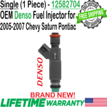 BRAND NEW Genuine Denso x1 Fuel Injector for 2005, 2006, 2007 Saturn Ion 2.4L I4 - £81.35 GBP