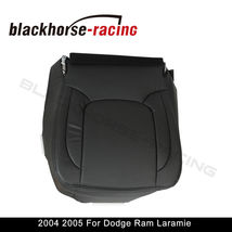 2004 2005 For Dodge Ram Laramie Driver Side Bottom Leather Seat Cover Dark Gray - £24.02 GBP