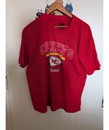 NFL Team Apparel Mens XL Kansas City Chiefs Red Shirt - $21.47