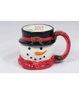 St Nicholas Square Yuletide Christmas Coffee Mug Cup Snowman Handpainted... - £18.73 GBP