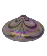 Iridescent Studio Art Glass Pulled Feather Design Oil Lamp - €20,96 EUR