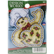 Design Works Plastic Canvas Ornament Kit 4&quot;X3&quot; Gingerbread  - £13.75 GBP