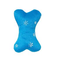 Dog Toys Snowflake Pattern Blizzard Bones Seasonal Plush Holiday Bright ... - $11.30+