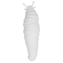 anti-release flexible snail finger fidget slug toy-white - £11.98 GBP