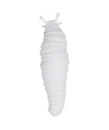 anti-release flexible snail finger fidget slug toy-white - £11.58 GBP