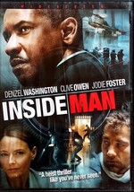 Inside Man [DVD Widescreen 2006] Denzel Washington, Clive Owen, Jodie Fo... - $21.47 MXN