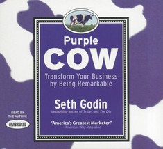 PURPLE COW By Seth Godin AUDIOBOOK OOP Business Transformation Marketing... - £28.01 GBP