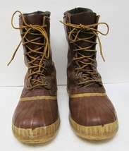 KAUFMAN CANADA Snow Boots Leather Rubber Wool Liner Distressed No Size 9... - $38.95
