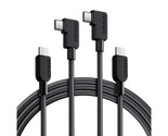 Anker USB C Cable Right Angle, 240W 2-Pack 6 ft USB C to USB C Cable, 90... - $39.99
