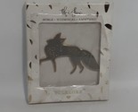 Folklore &#39;The Fox&#39; enamel Brooch , 2.25&quot; L, Gray &amp; Gold,  &quot;New other&quot; - $12.61