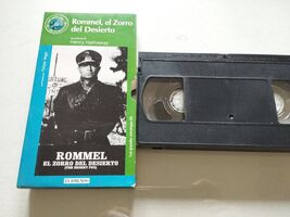 Rommel El Zorro del Desierto Henry Hathaway Fox - Pelicula VHS Cinta Esp... - $8.69