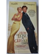 How To Lose A Guy In 10 Days VHS Movie PG13  Kate Hudson Matthew McConau... - £4.68 GBP