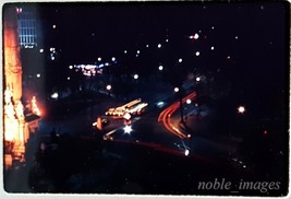 1969 Night Street Scene Blurred Lights De La Reforma Mexico City Color Slide - £2.60 GBP