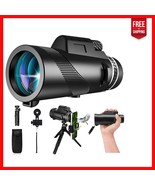 80x High Definition Monocular-Telescope - Perfect for Stargazing &amp; Wildlife - $88.14 CAD