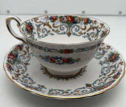 Tuscan &quot;Orleans&quot; Cup &amp; Saucer Fine English Bone China Made in England 1940s  - £10.16 GBP