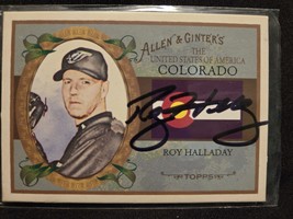 Roy Halladay Hand Signed Baseball Card Autographed Toronto Blue Jays Auto - $50.00