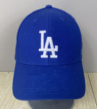 MLB Los Angeles Dodgers (&#39;47 Brand) Clean Up Dad Hat Adjustable Strap Royal - £21.98 GBP