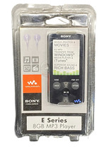 Sony Walkman Digital MP3 Player NWZ-E364 Black 8 GB 2” Screen 30 Hour Playback - $165.51