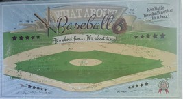 What About Baseball Board Game - Realistic Baseball Action in a Box NEW &amp; SEALED - £14.90 GBP