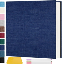 Photo Album Self Adhesive Pages,60 Pages Magnetic Scrapbook Albums Wi - $72.26