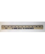 Vintage SAMCO SP-753 Wooden Ruler Salesman Advertising Sample 12&quot; - $10.00