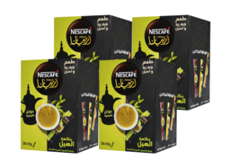 4 Full Boxes 80 Sticks Nescafe Arabiana Instant Arabic Coffee with Cardamom  - £46.50 GBP