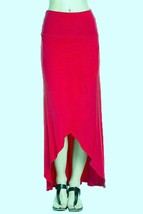 NEW Women&#39;s Red Hi Lo Maxi Skirt Size M - £10.98 GBP