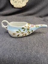 Antique Medical Invalid Feeder-Pap Cup- Apple Blossom Floral - $28.71