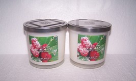 Homeworx Boughs of Holly 3 Wick Scented Candle 14 oz Lot of 2 - £29.09 GBP