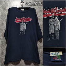 Vintage Abbott and Costello &quot;Who&#39;s on First&quot; Baseball T-shirt size 4XL 29/31 - £19.78 GBP