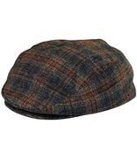 Country Gentleman TRAV'LER Wool Newsboy Cap Tweed Plaid Hat 7¼ USA Union... - $39.99